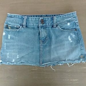 A&F Jean Skirt